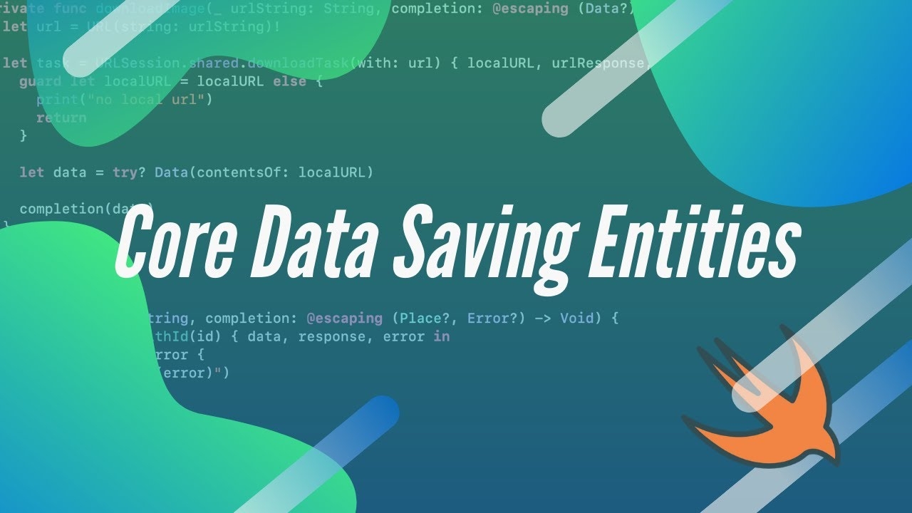 Saving Entities | Core Data #2