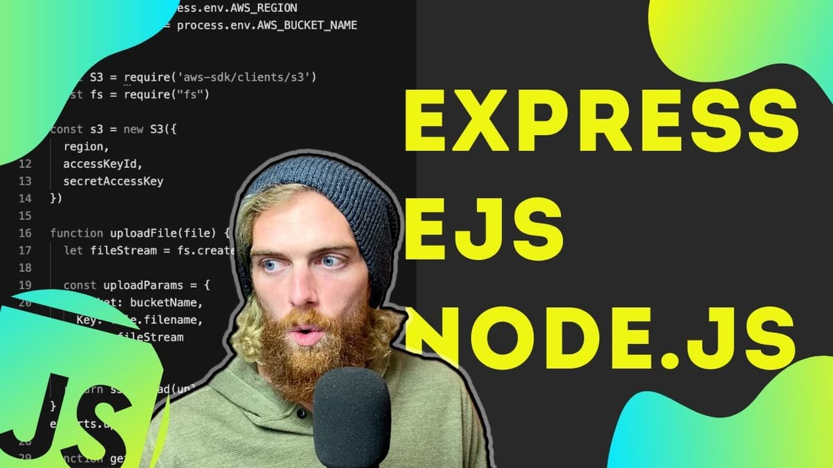 Express.js Developer Express JS Crash Course | Web Dev Tutorial for Beginners